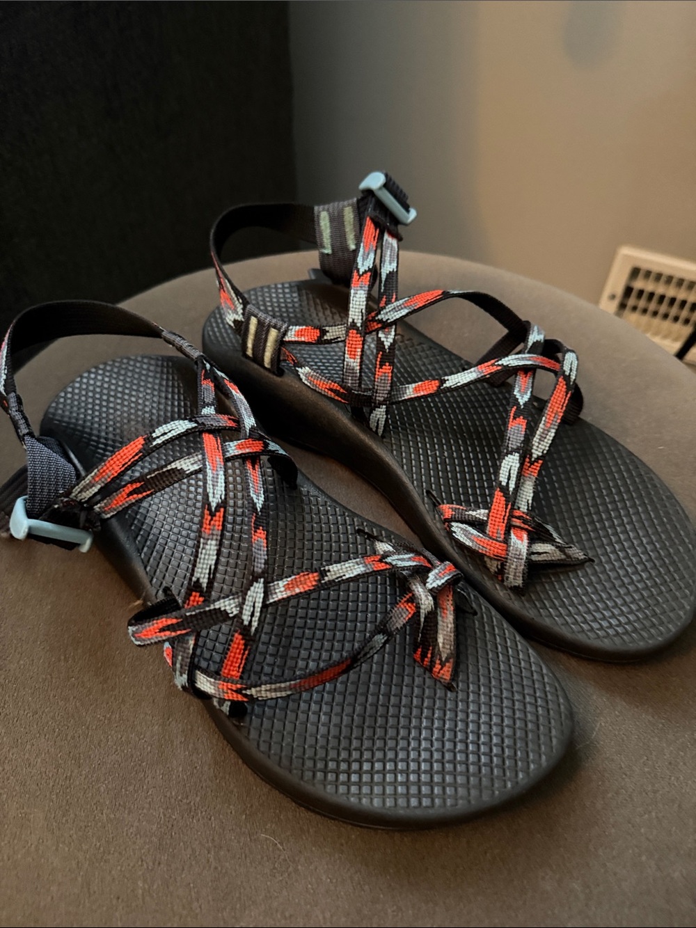 Chaco Womens 11 ZX/2 Classic Toe Loop Outdoor Sandal Aerial Aqua Hiking Outdoor